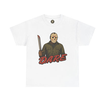 Jason Voorhees D.A.R.E. Parody Shirt – 1980s Horror Meme Tee | Gildan 5000 Slasher Graphic