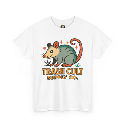 Trash Cult Unisex Cotton Tee, Trendy Apparel, Gift for Nature Lovers, Eco-Friendly Fashion, Unique Graphic Tee, Beach Casual Wear