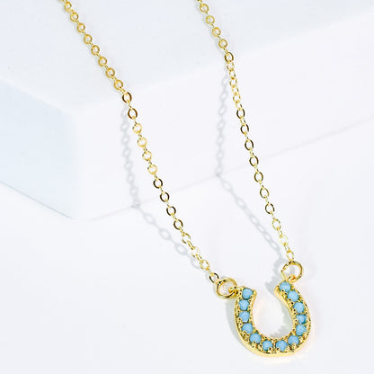 Lucky Charm Turquoise Necklace