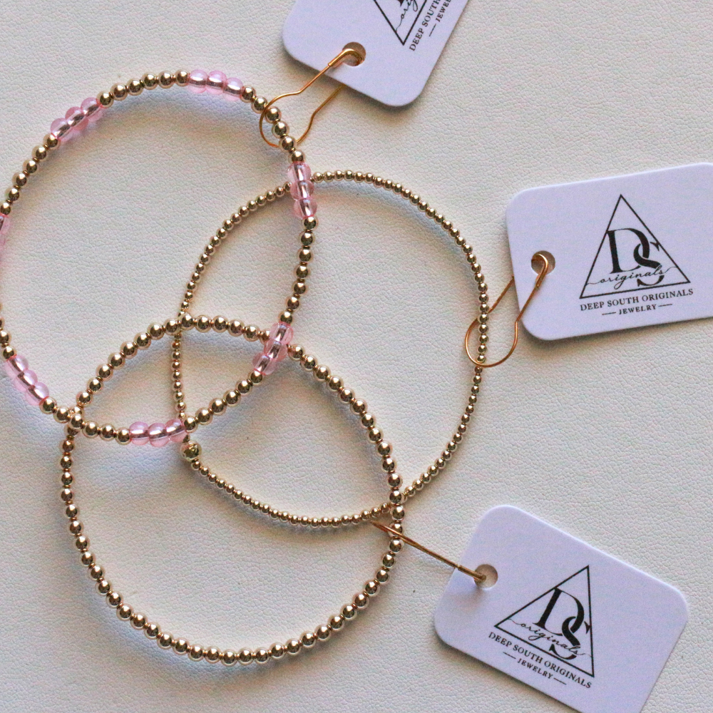 Allie Bracelet - Gold Filled Beaded Bracelet - 14k Gold Filled