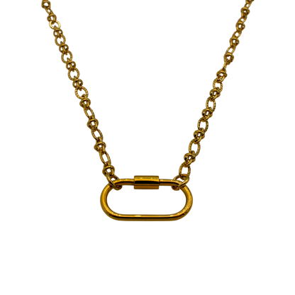 Textured Chronicle Charm Necklace: Laurelladeville x Babe Co.