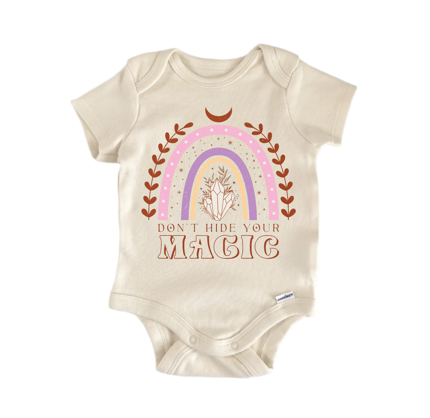 Magic Hide Celestial Newborn Baby Onesie® Bodysuit