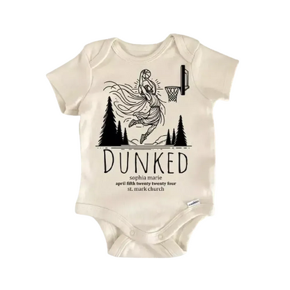 Baptism Religious Jesus Newborn Baby Onesie® Bodysuit