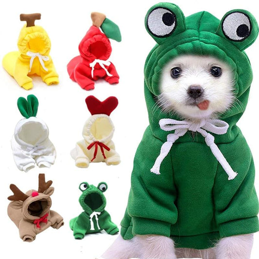 Cute Warm Small Dog Hoodies