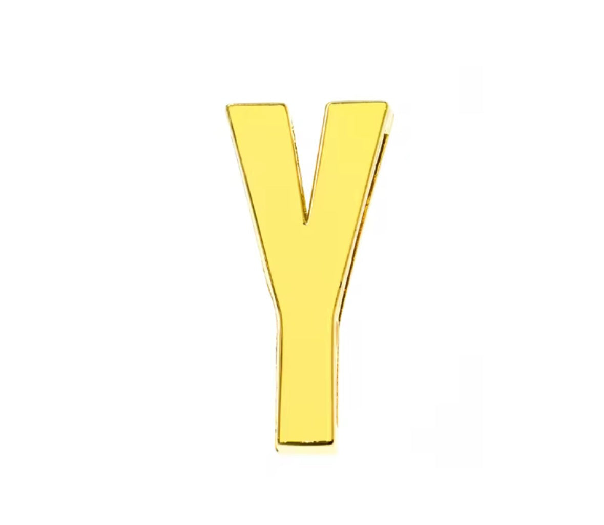 Scarf Slide Letters – 30mm – 14K Gold Non Tarnish