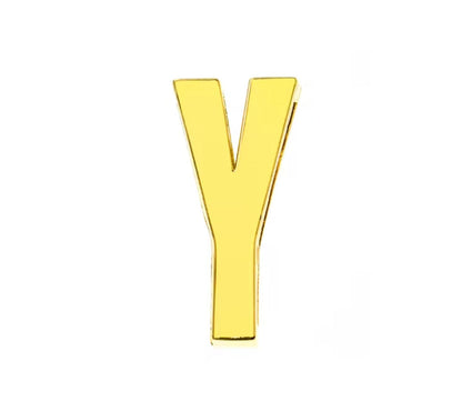 Scarf Slide Letters – 30mm – 14K Gold Non Tarnish