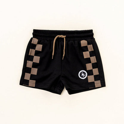 ALL DAY CHECK SHORTS - ONYX DRIFT