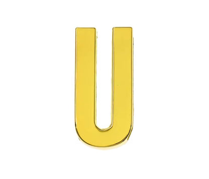 Scarf Slide Letters – 30mm – 14K Gold Non Tarnish