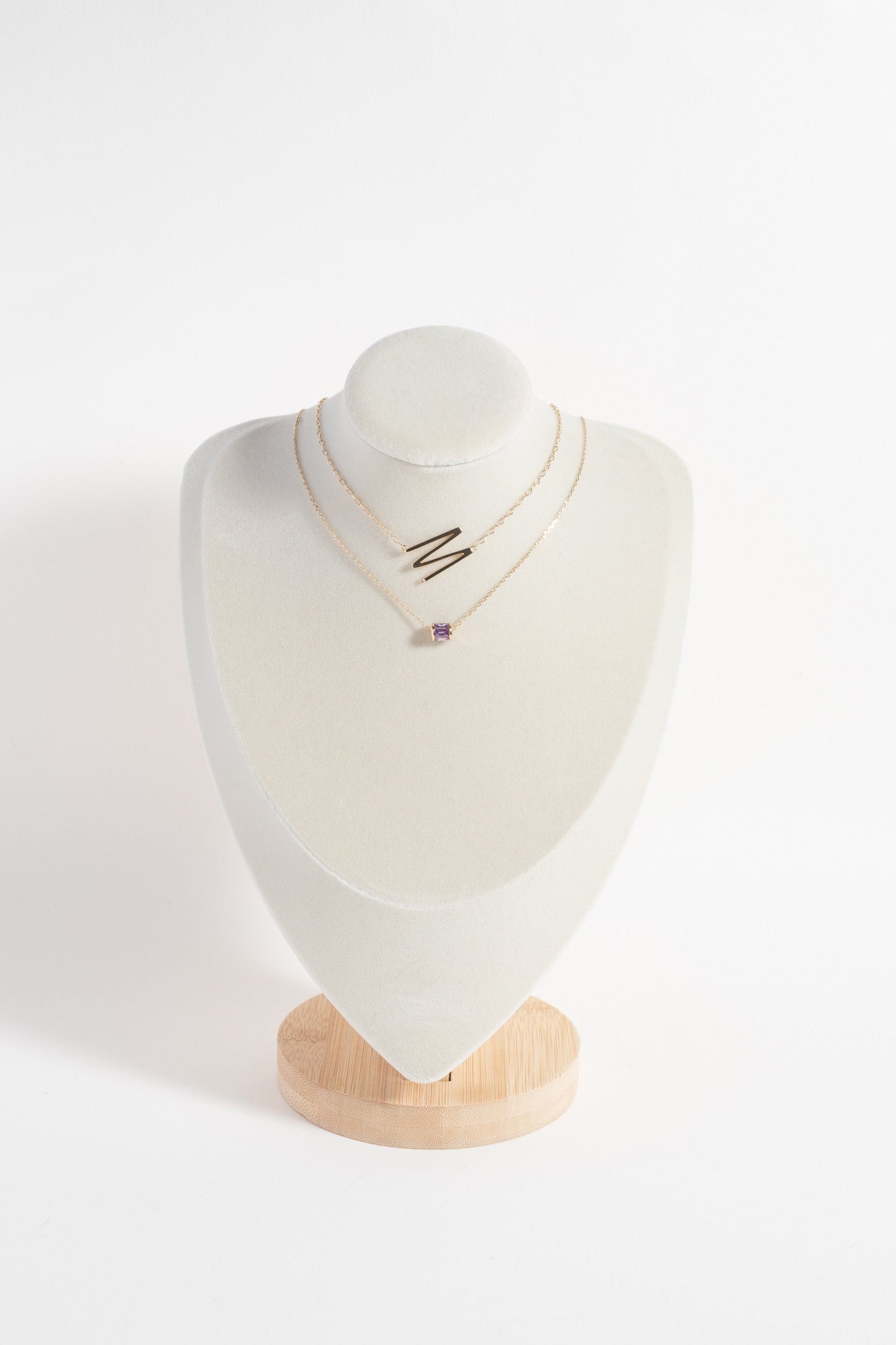 February Birthstone Precious Pendant Necklace