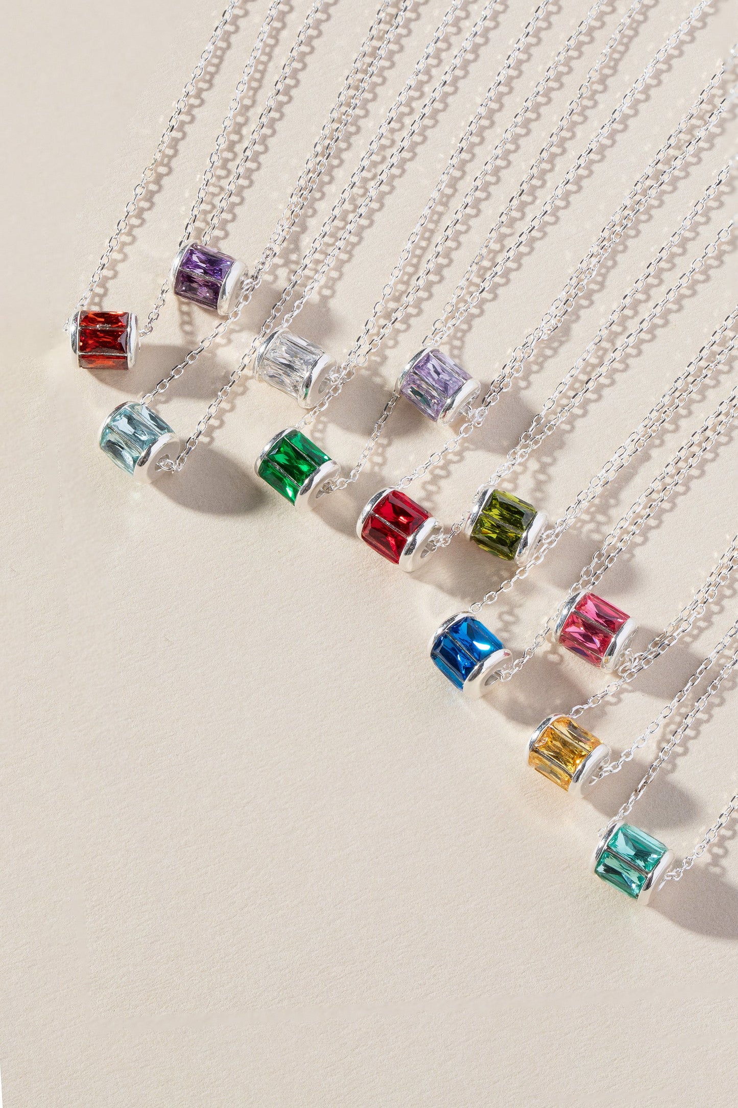 January Birthstone Precious Pendant Necklace