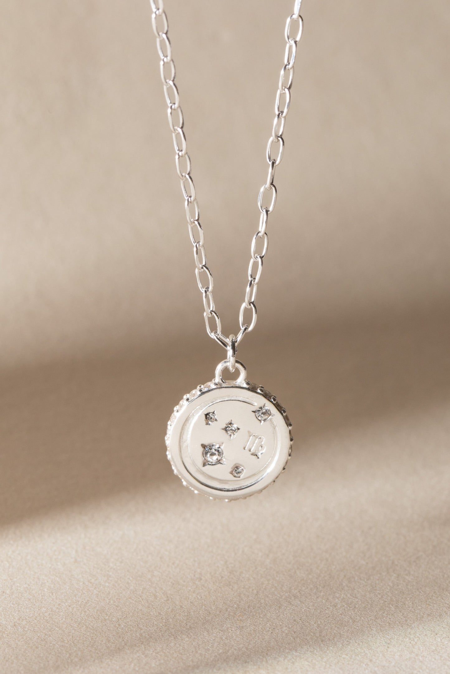 Virgo Zodiac Precious Necklace