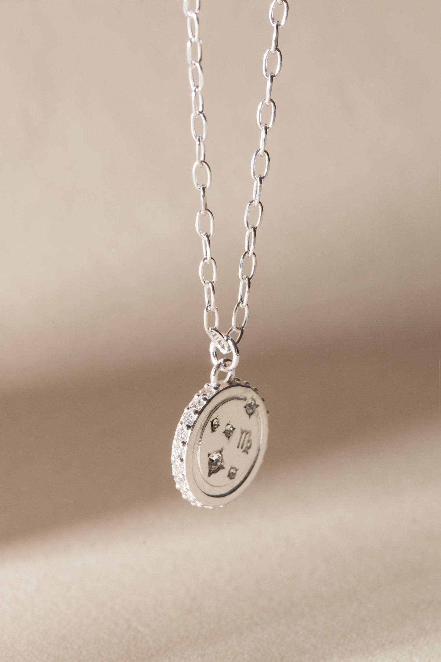Virgo Zodiac Precious Necklace