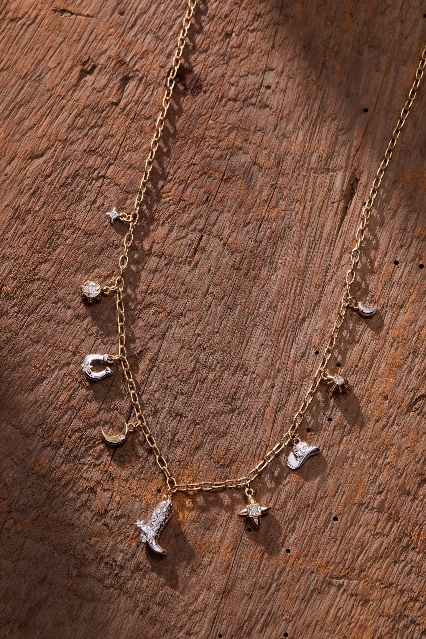 Cosmic Cowgirl Charm Necklace