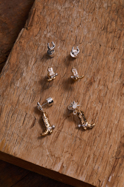 Cosmic Cowgirl Earring Stud Set of 2