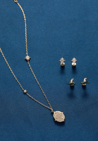 Harry Potter™ Hogwarts & Sorting Hat Earring Set of 2