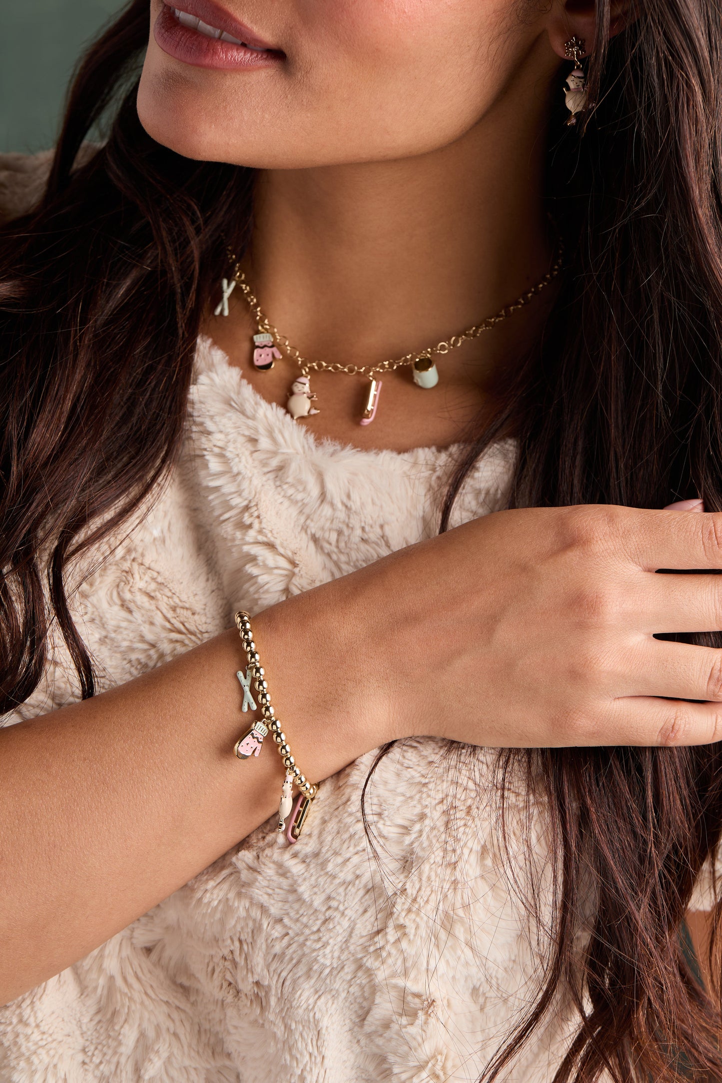 Winter Wonderland Snowman Drop Earrings