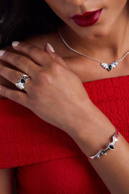 Crystal Bat Ring
