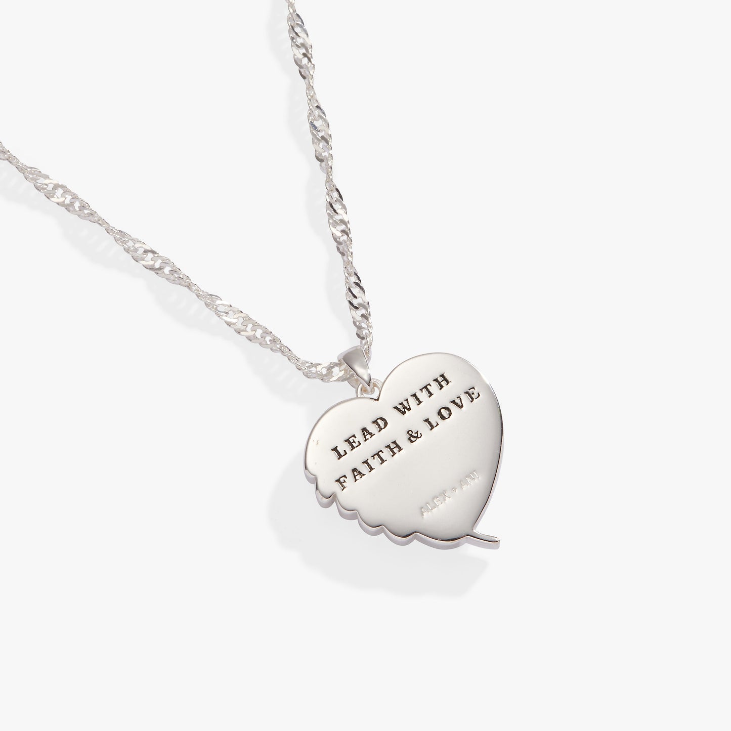 Wings of Protection Charm Necklace