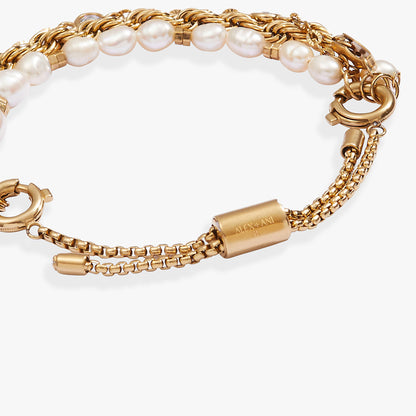 Crystal + Pearl Stranded™ Bracelet Set