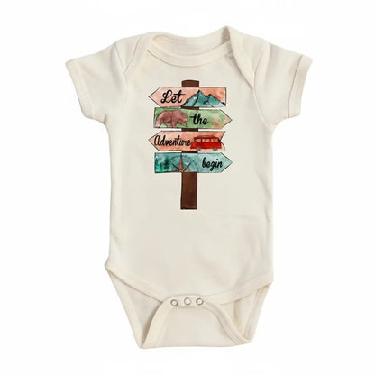 Adventure Sign Newborn Baby Onesie® Bodysuit
