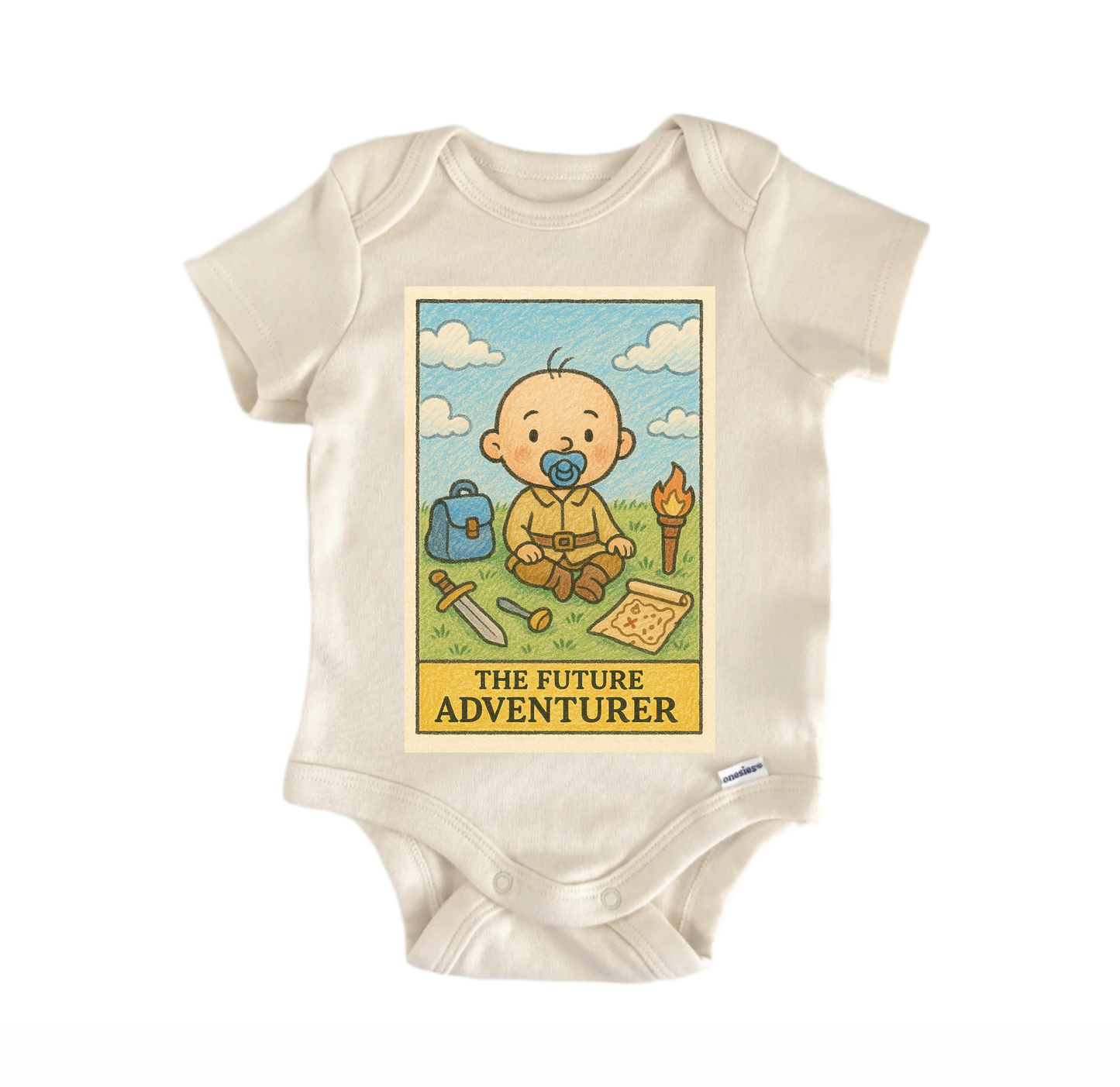 Adventure Tarot Newborn Baby Onesie® Bodysuit