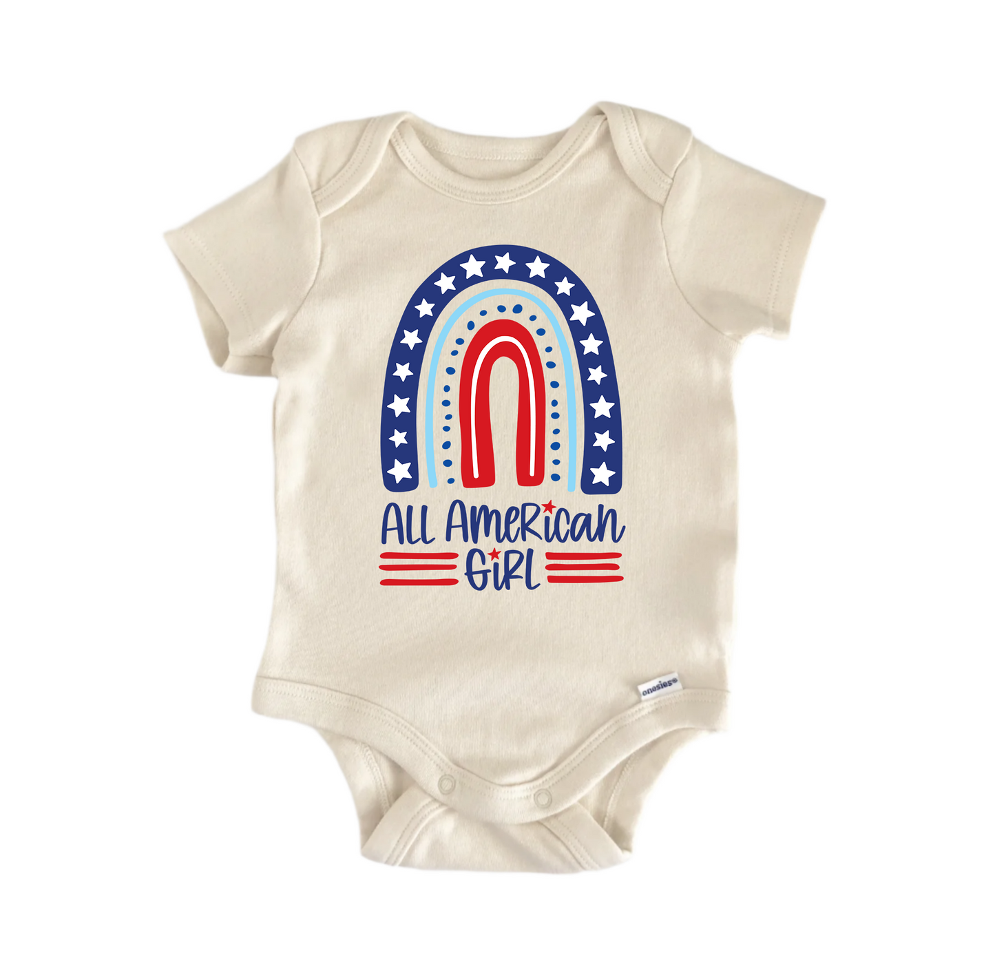 All American July 4Th Newborn Baby Onesie® Bodysuit
