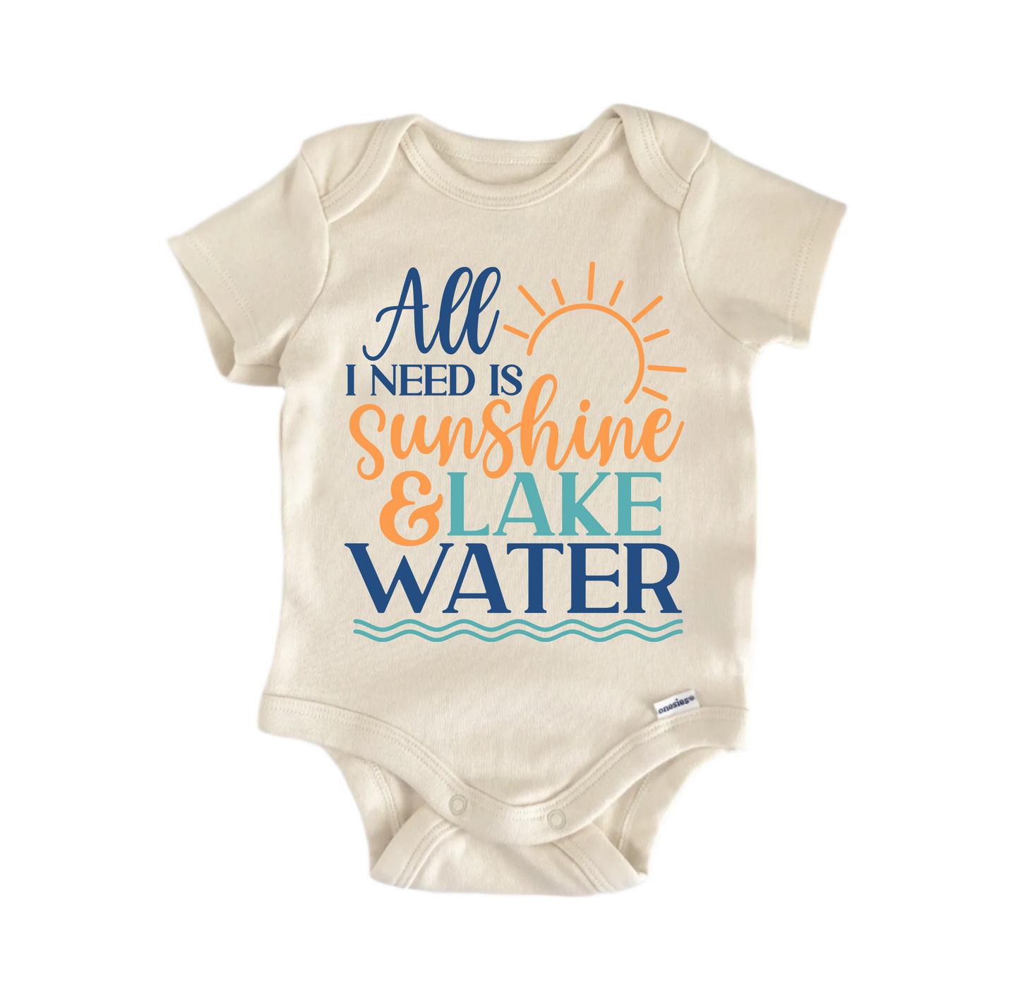 All Need Sunshine Lake Newborn Baby Onesie® Bodysuit