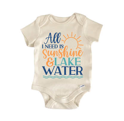 All Need Sunshine Lake Newborn Baby Onesie® Bodysuit