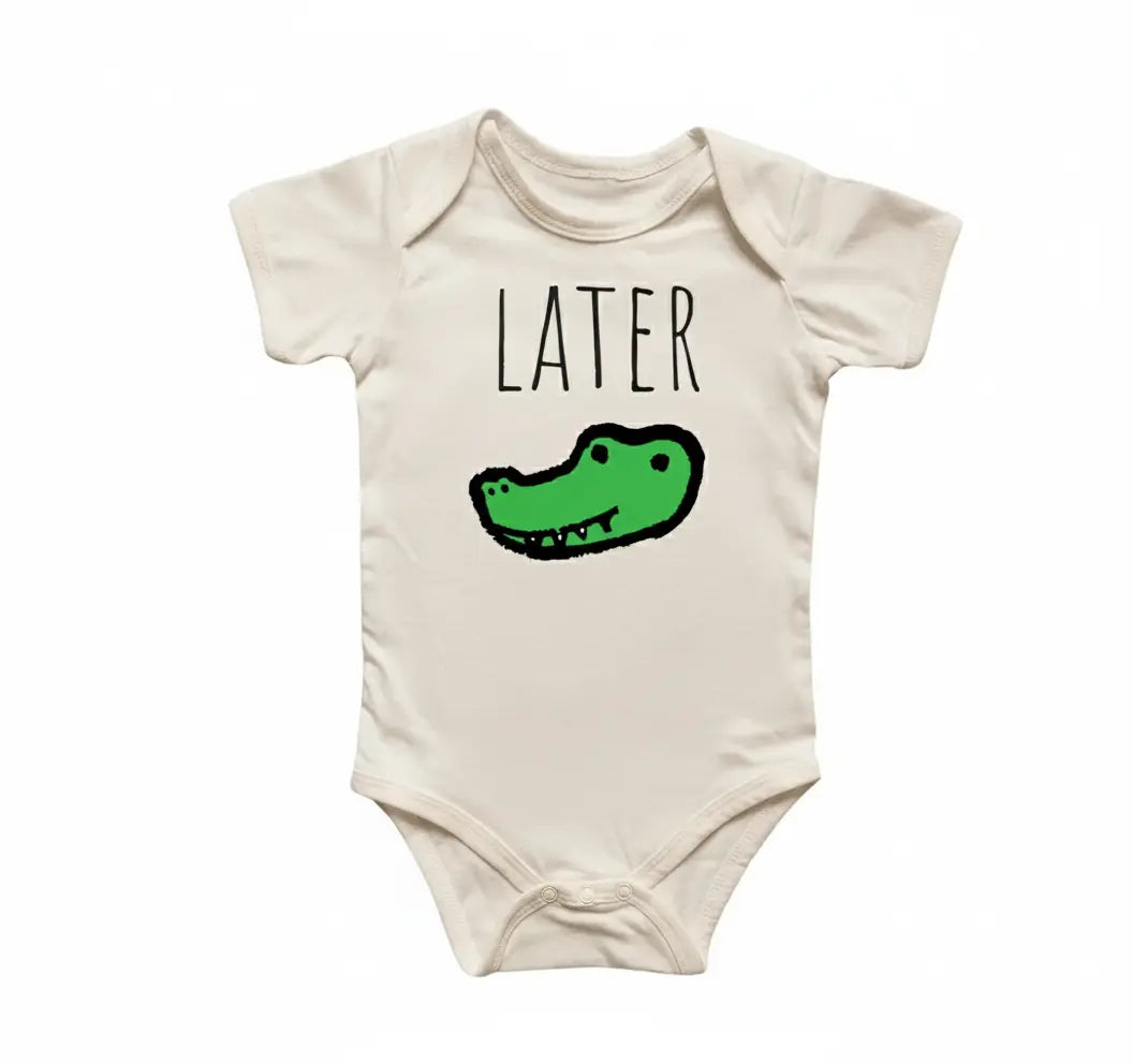 Alligator Reptile Newborn Gift Baby Onesie® Bodysuit