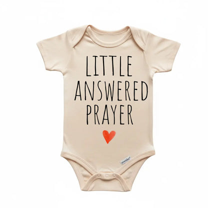 Answered Prayer Religious Newborn Baby Onesie® Bodysuit GS1