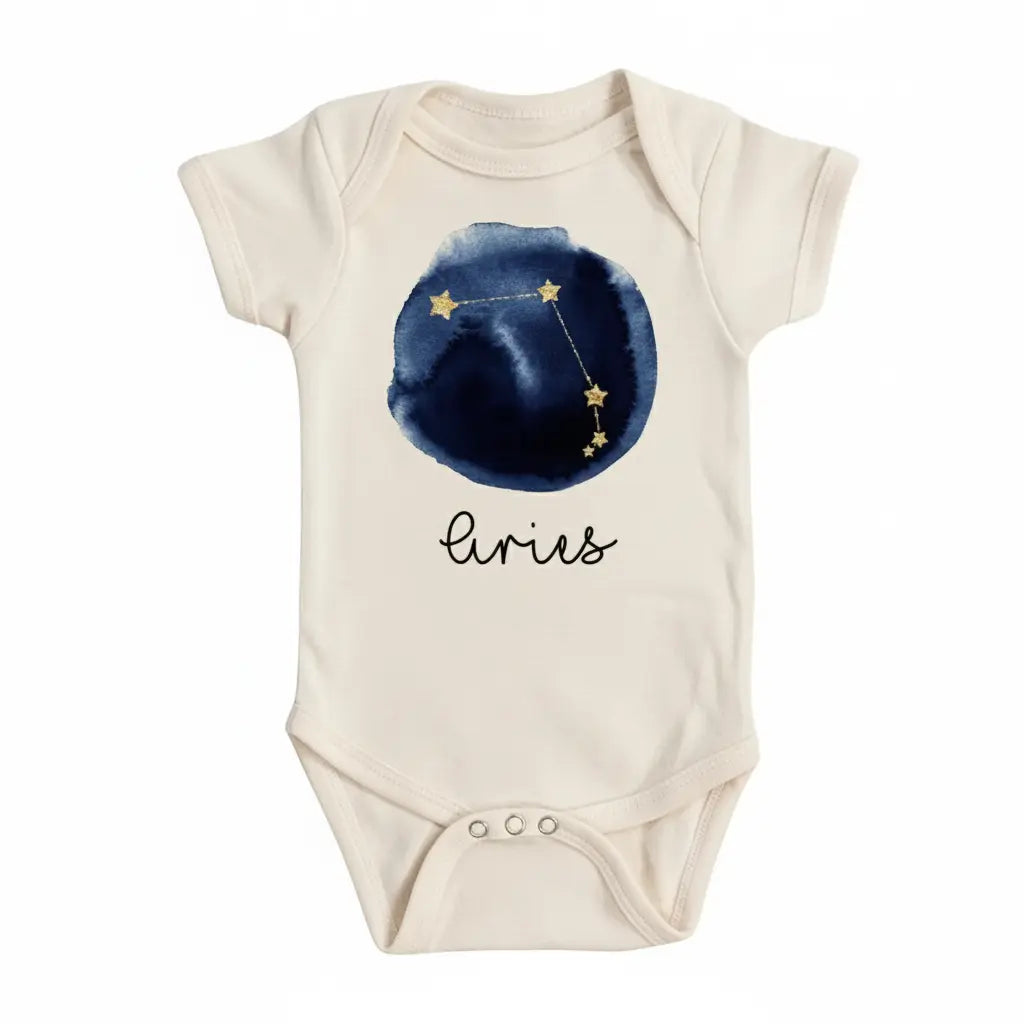 Aries Zodiac Newborn Baby Onesie® Bodysuit GS1