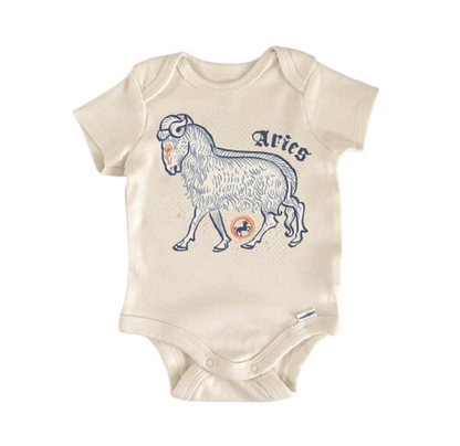 Aries Zodiac Newborn Baby Onesie® Bodysuit