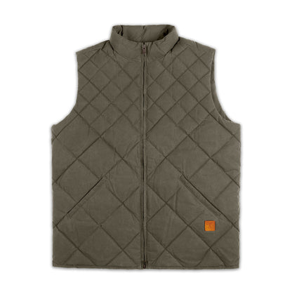 Arthur Quilted Waxed Down Vest