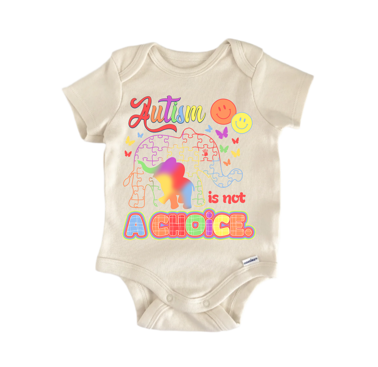 Autism Awareness Is Not Newborn Baby Onesie® Bodysuit