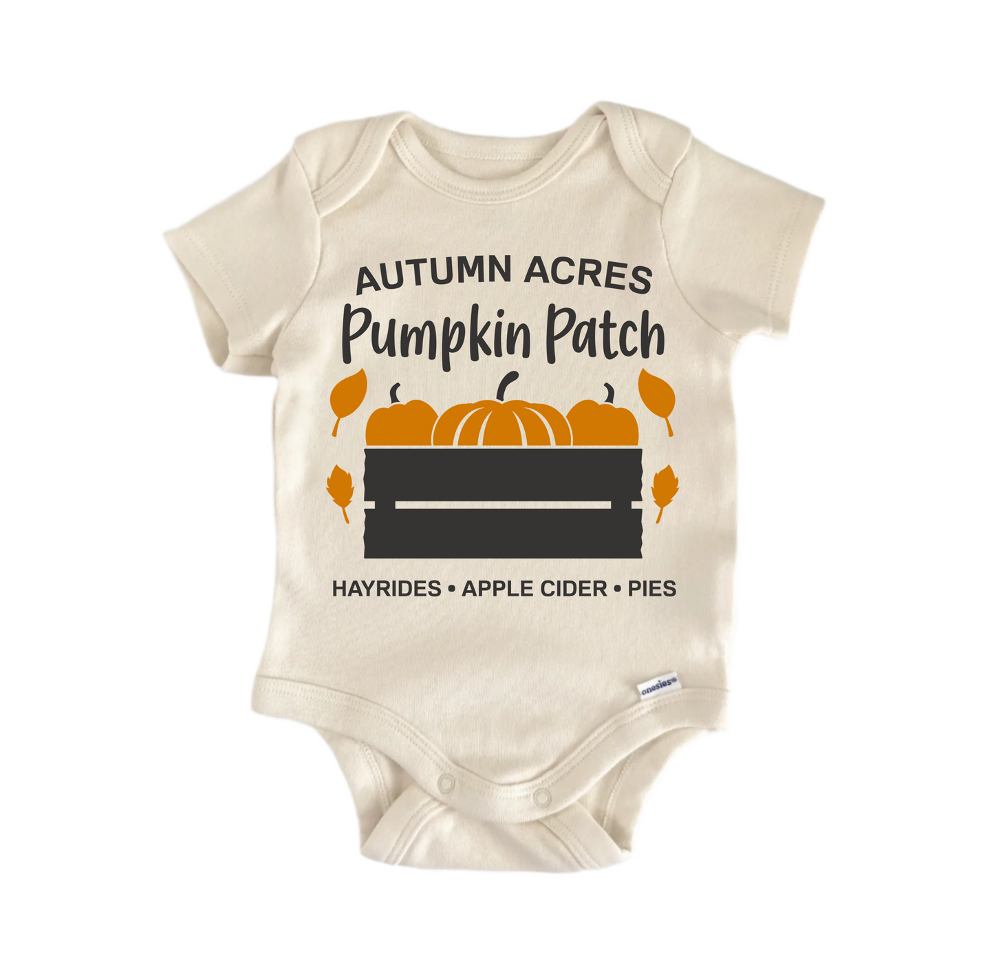 Autumn Acres Pumpkin Newborn Baby Onesie® Bodysuit