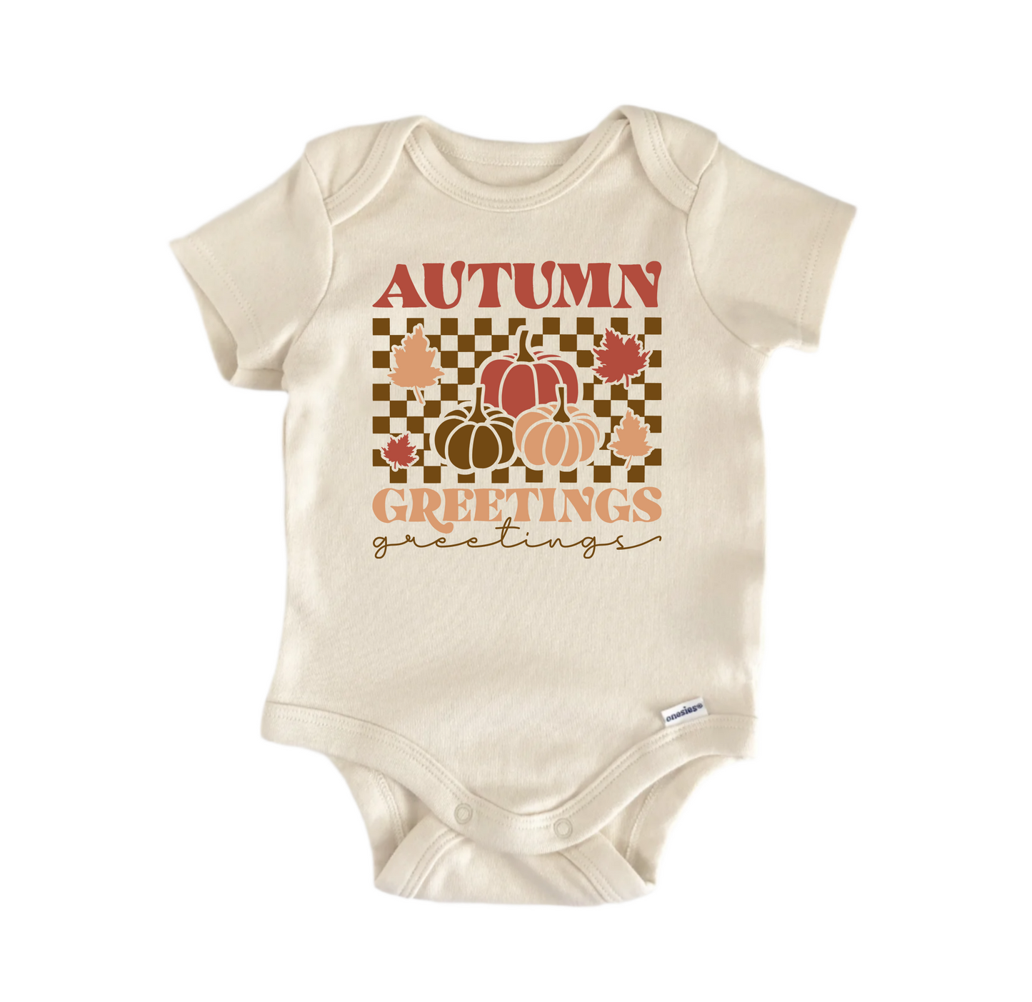 Autumn Greetings Fall Newborn Baby Onesie® Bodysuit