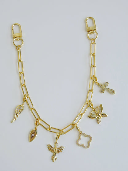 Charm Bar Chain - 18k Gold Plated - Handbag Chain