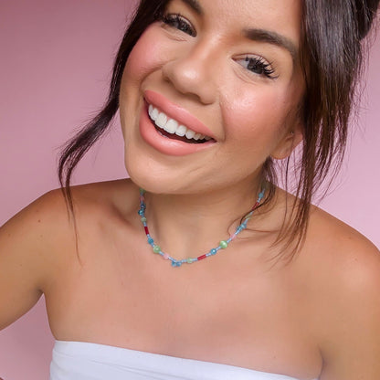 Bits of Happiness Beaded Necklace