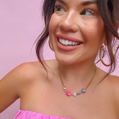 Rosy Pop Necklace