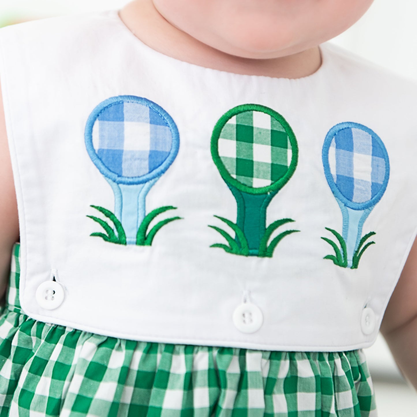 Baby Boy First Birthday Golf Outfit | Hole-In-One Reversible Golf Bubble