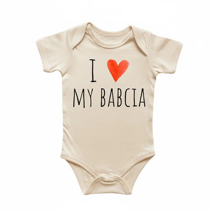 Babcia Poland Newborn Baby Onesie® Bodysuit GS1