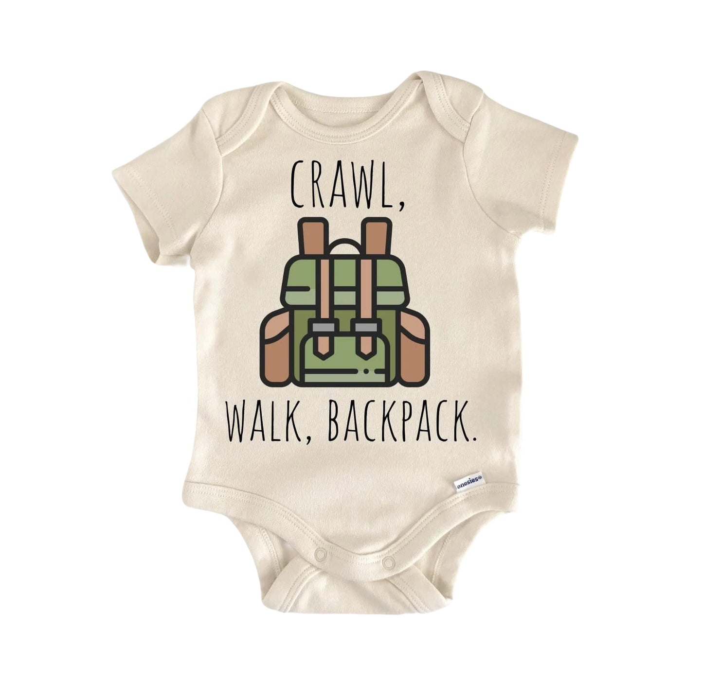 Backpacking Travel Newborn Baby Onesie® Bodysuit
