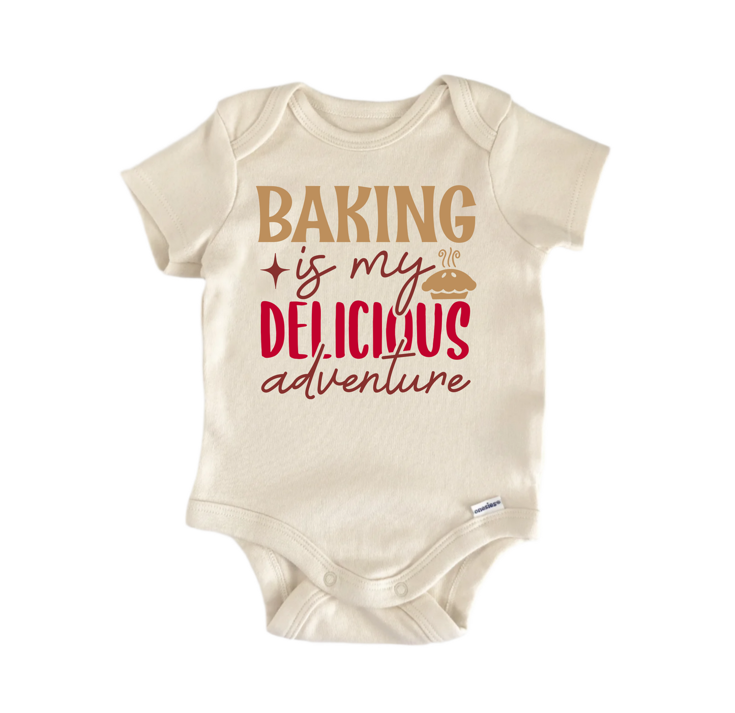 Baking Is My Delicious Newborn Baby Onesie® Bodysuit