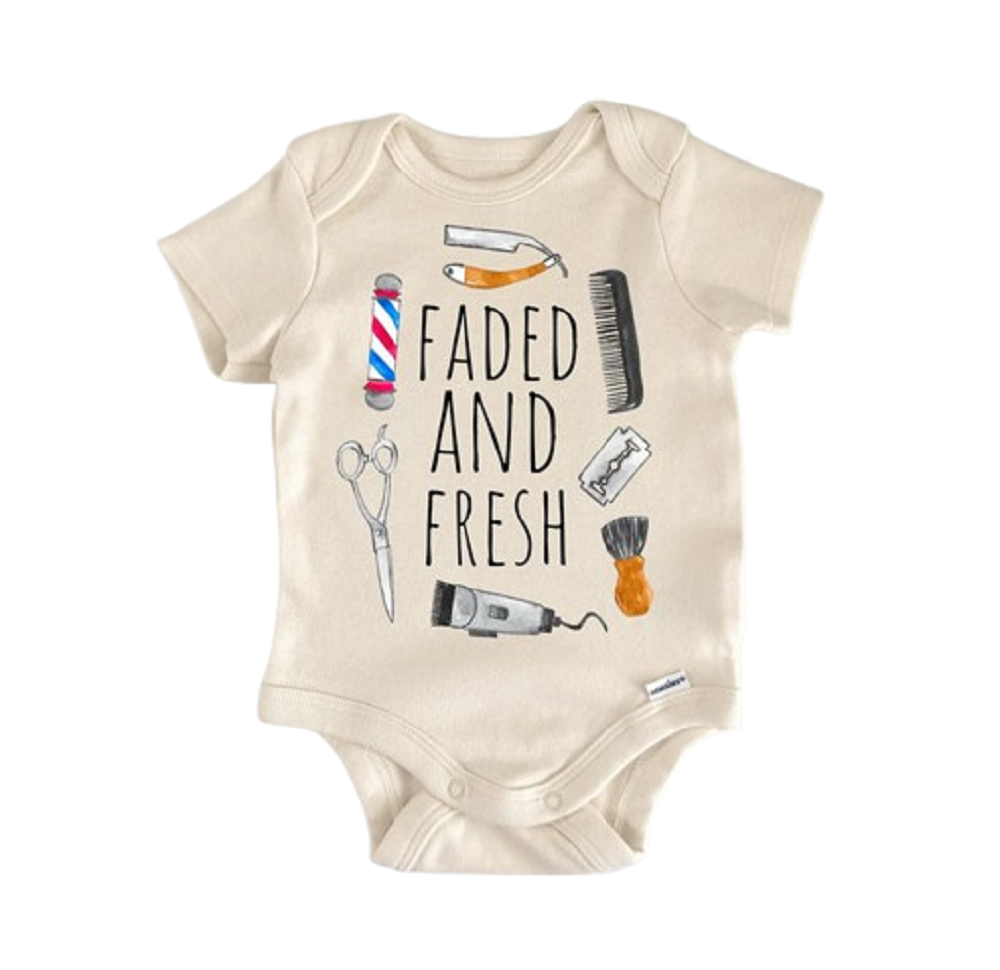 Barber Haircut Newborn Baby Onesie® Bodysuit