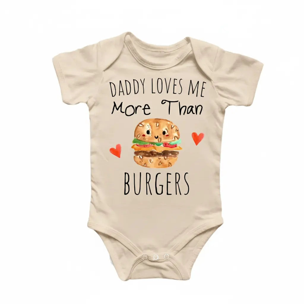Bbq Burger Newborn Baby Onesie® Bodysuit GS1
