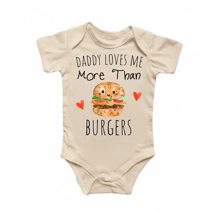 Bbq Burger Newborn Baby Onesie® Bodysuit GS1
