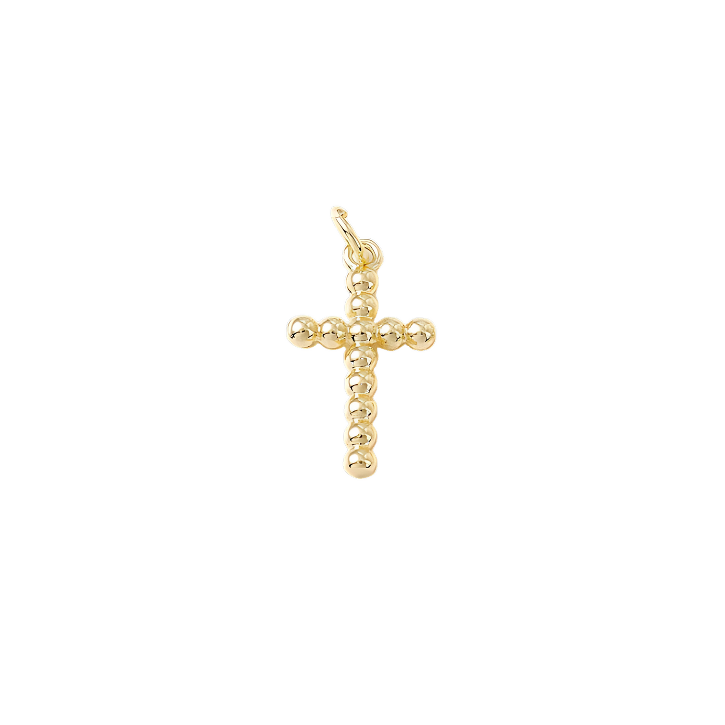 Beaded Cross Charm ~ 1-Inch ~ Deep South Originals