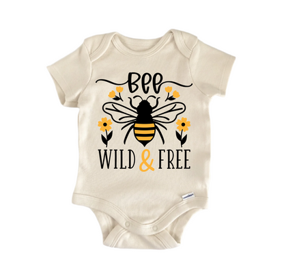 Bee Wild & Free Adventure Newborn Baby Onesie® Bodysuit