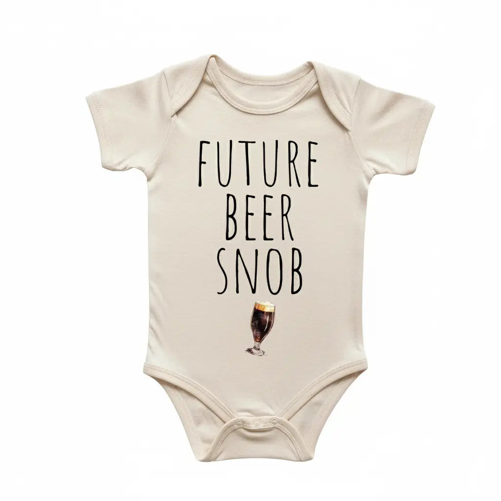 Beer Brewery Snob Newborn Baby Onesie® Bodysuit