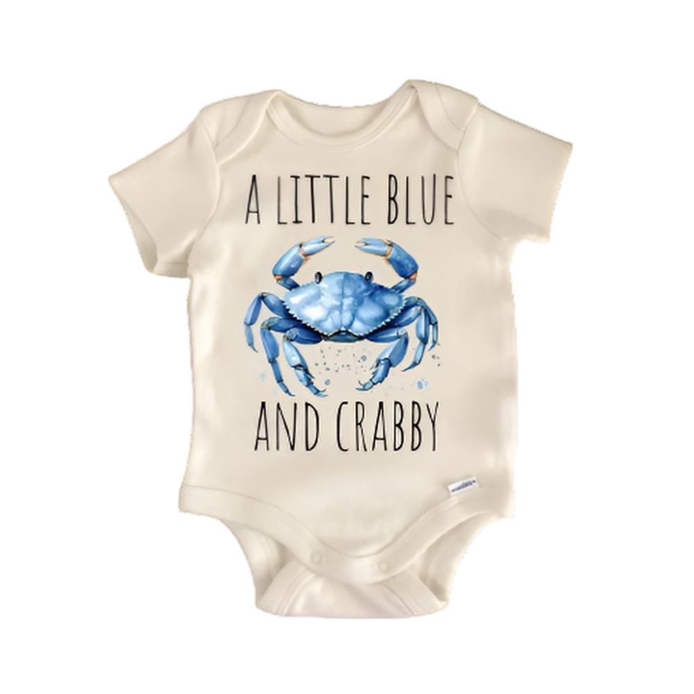 Blue Crab Newborn Baby Onesie® Bodysuit